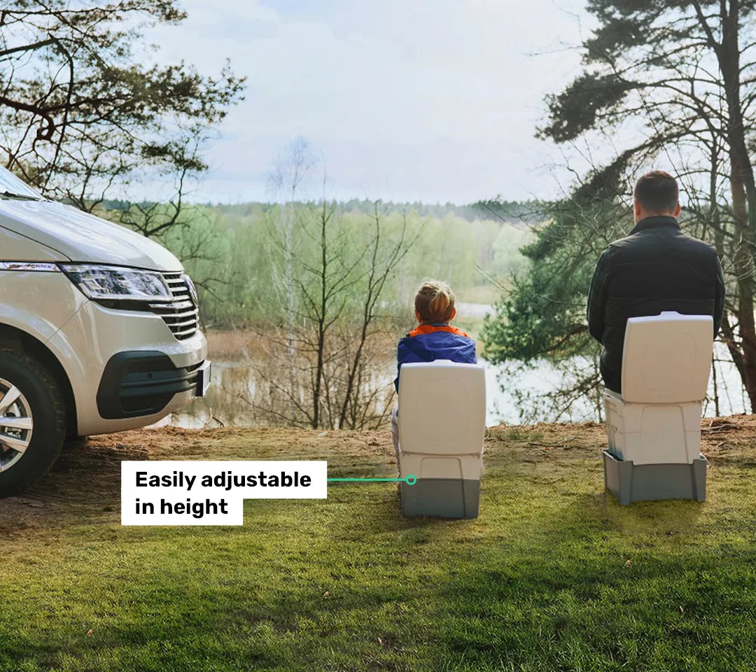 TROBOLO WandaGO - camping toilet with adjustable height