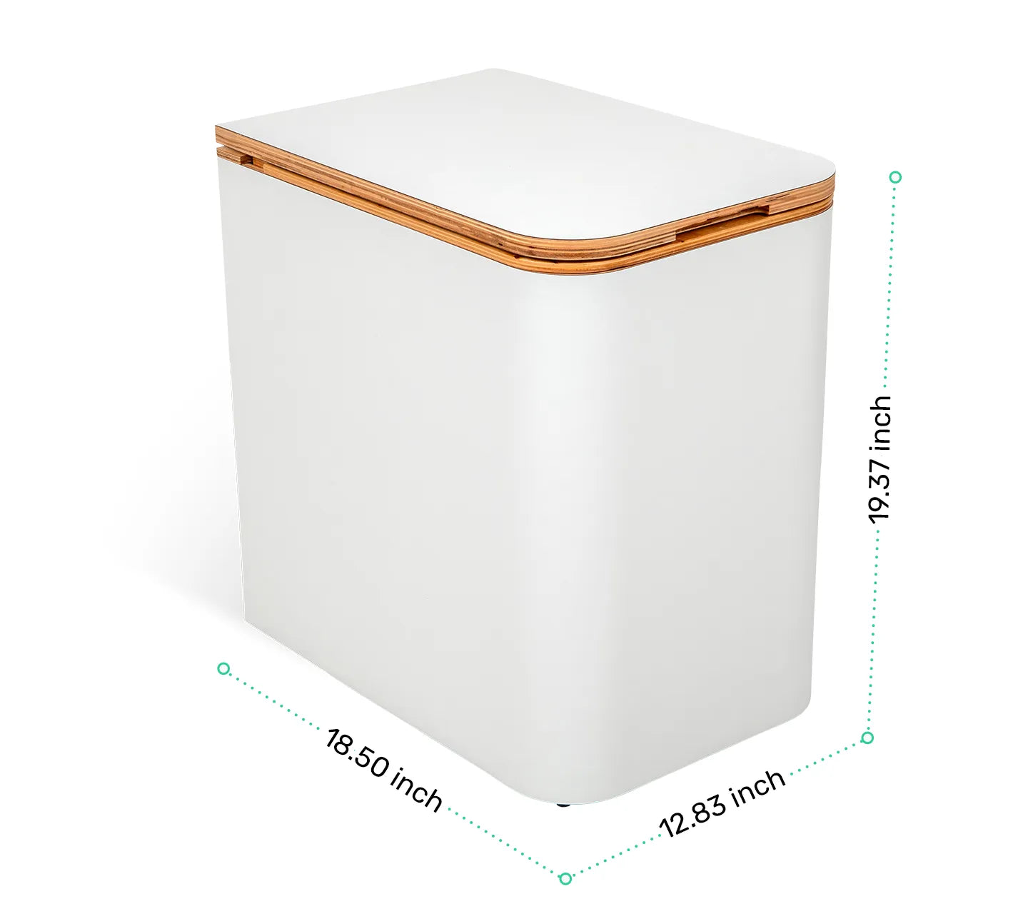 TROBOLO Silvabloem white composting toilet dimensions