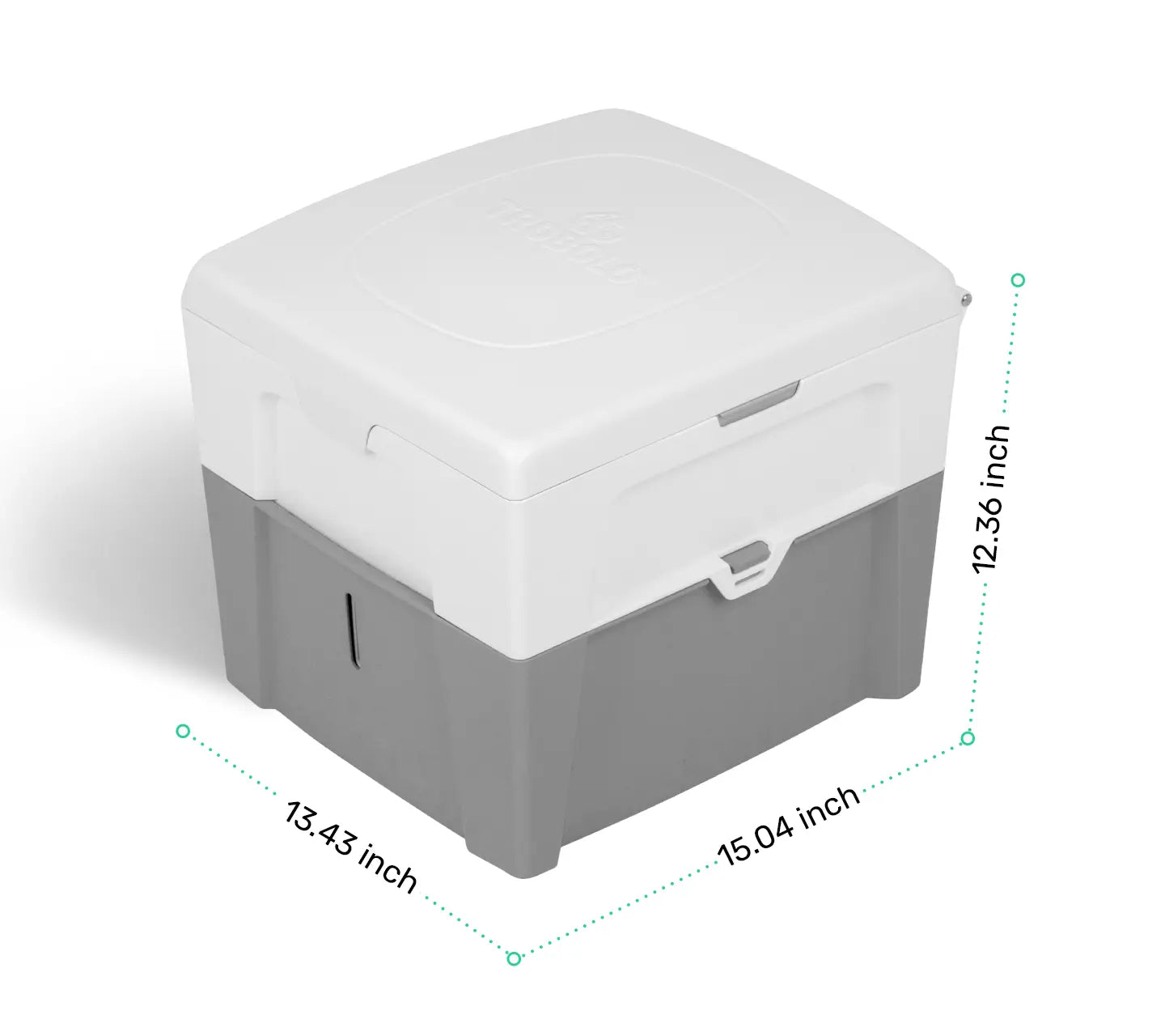 Composting toilet TROBOLO WandaGO dimensions