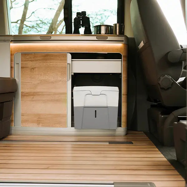 TROBOLO WandaGO composting toilet fits in van