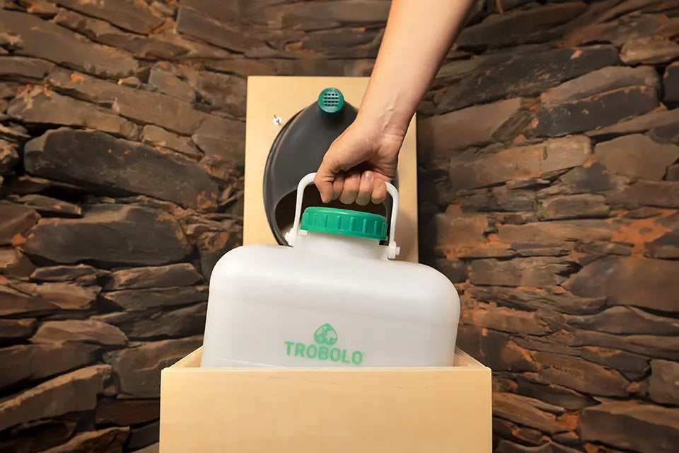 Easy emptying of the TROBOLO TeraBloem